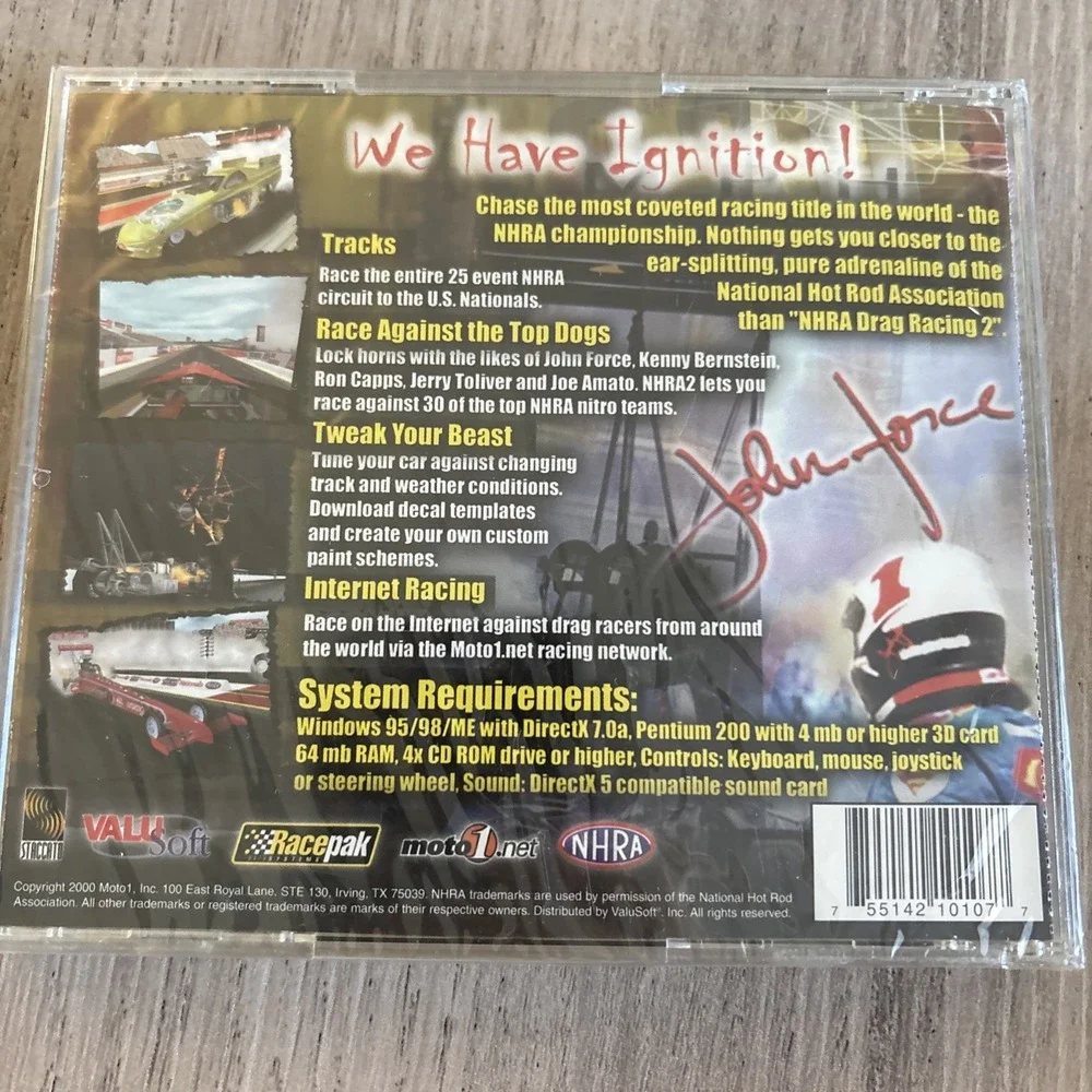 NHRA Drag Racing 2 (PC, 2002)- New,‎ Sealed
